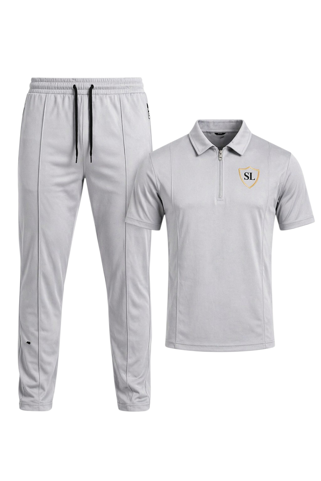 Track Suit Interlock Fabric Silver