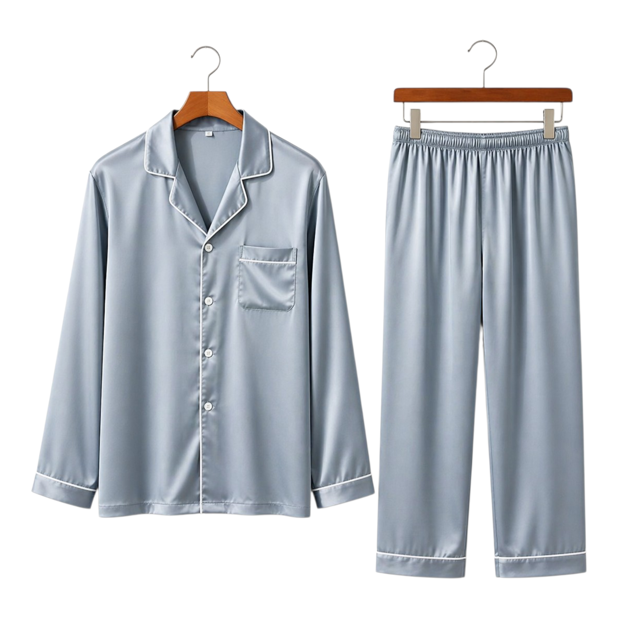 Men's Silk Wear Golden Silver grey