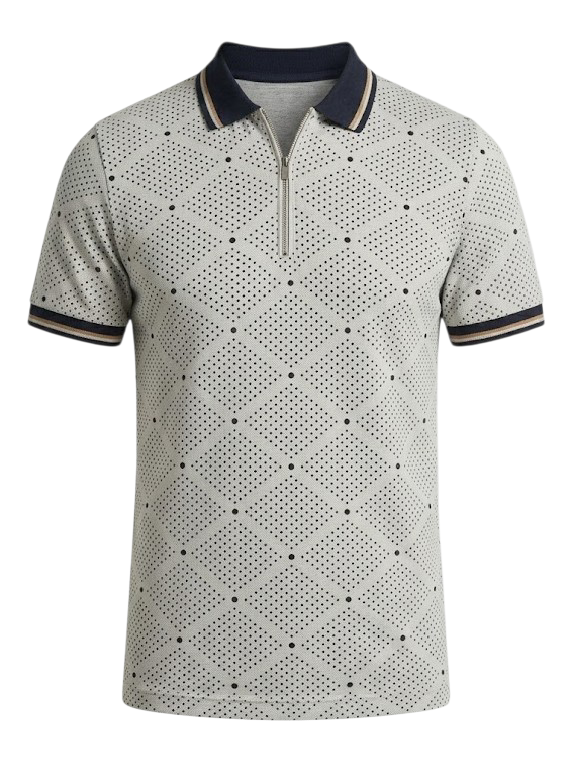 Dot Rotary Print Black
