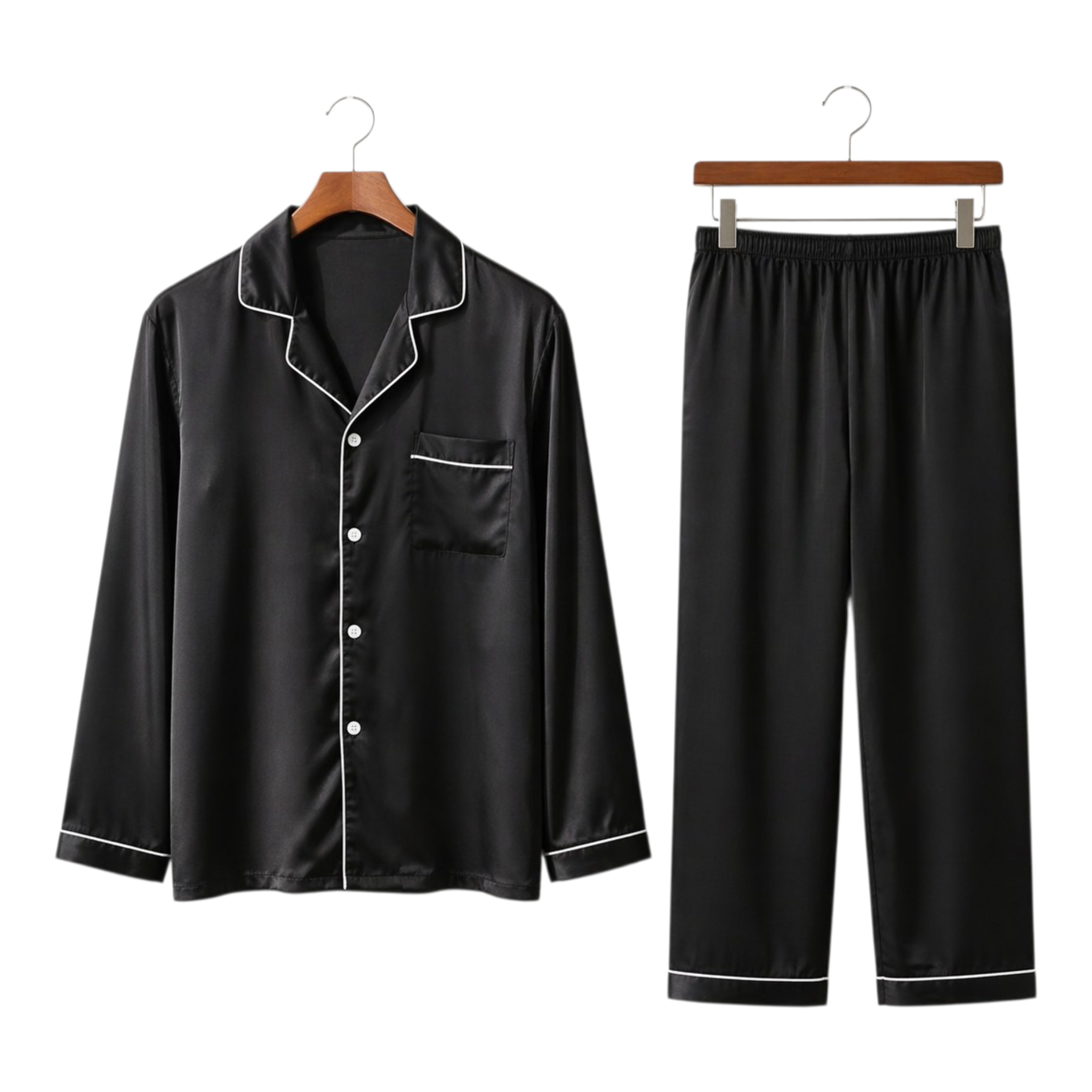 Men's Silk Wear Black