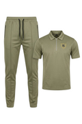 Track Suit Interlock Fabric Green