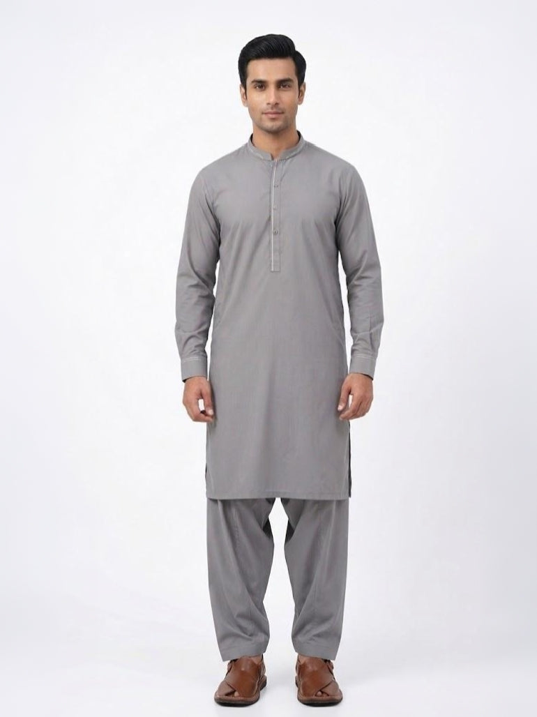 Men's Shalwar Kameez Grey