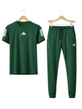 Premium Quality Men's Track Suit 100% Cotton Green