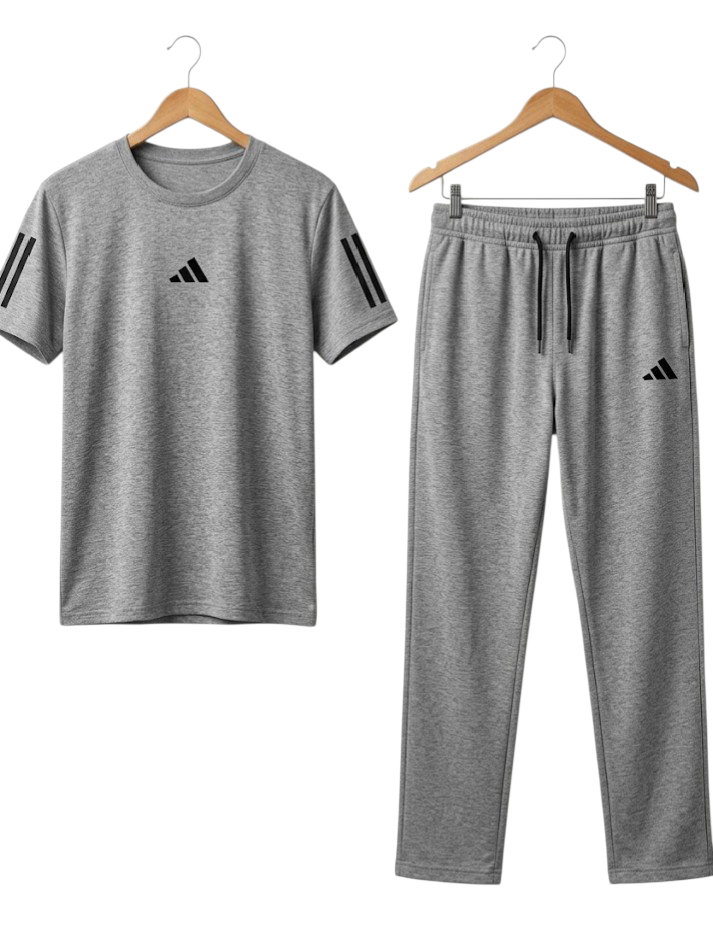 Premium Quality Women's Track Suit 100% Cotton Grey