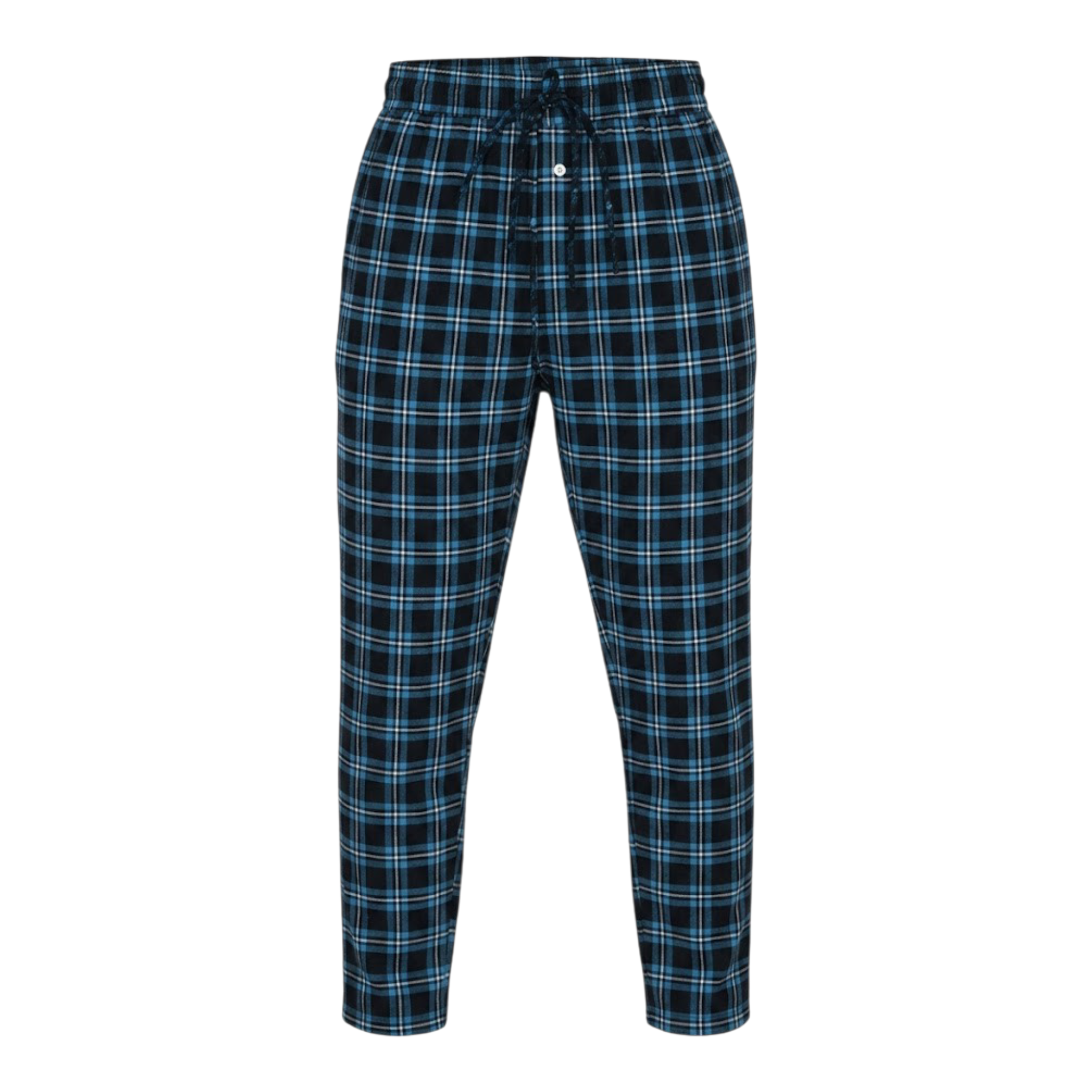 Woven Trouser With Zip Side Pocket Green Check