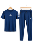 Premium Quality Men's Track Suit 100% Cotton Blue