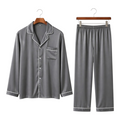Men's Silk Wear Golden Dark grey