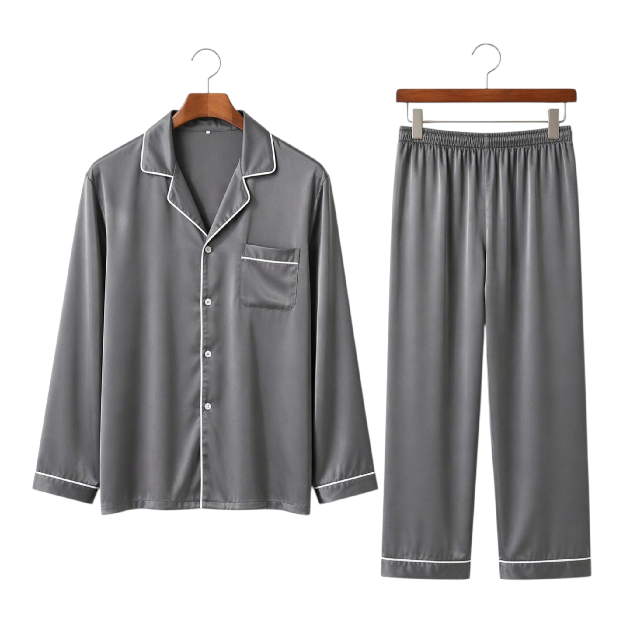 Men's Silk Wear Golden Dark grey