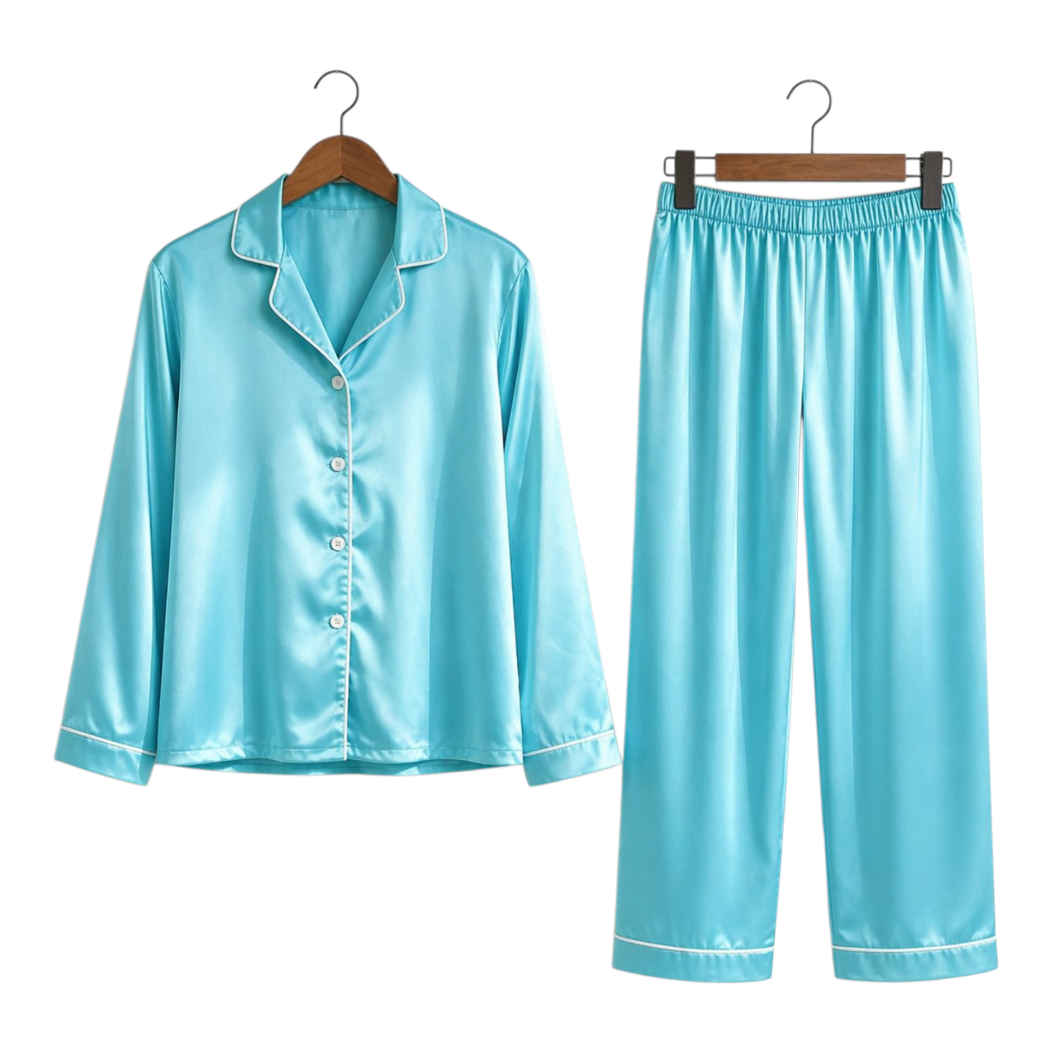 Silk Night wear Lite Blue