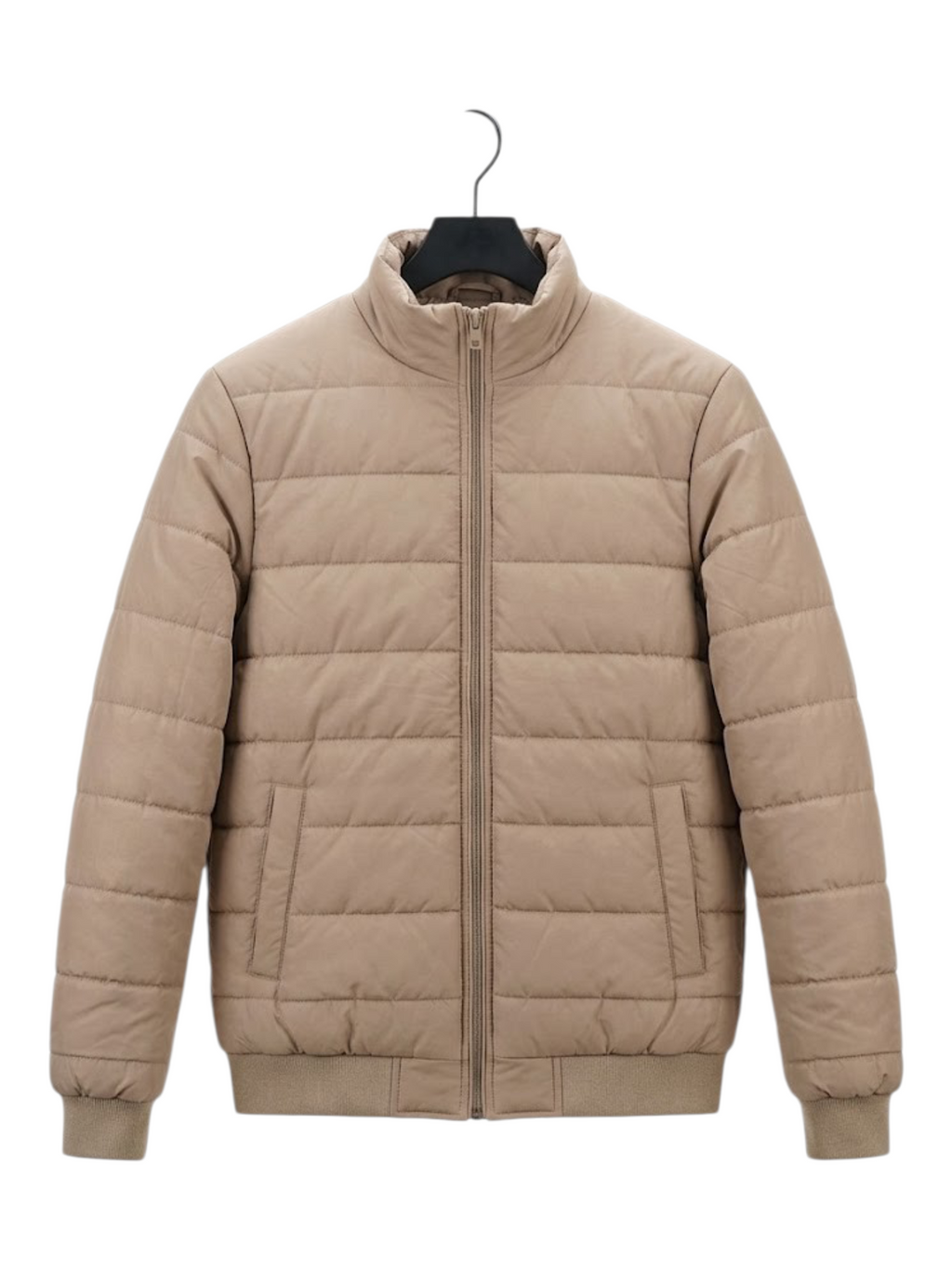 Puffer Jacket With Sleeve Baige
