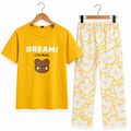 Women's Night Suit Yellow bear