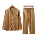 Men's Silk Wear Golden brown