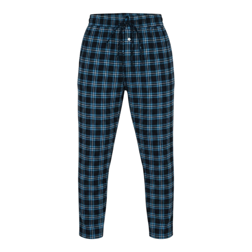 Woven Trouser With Zip Side Pocket Green Check