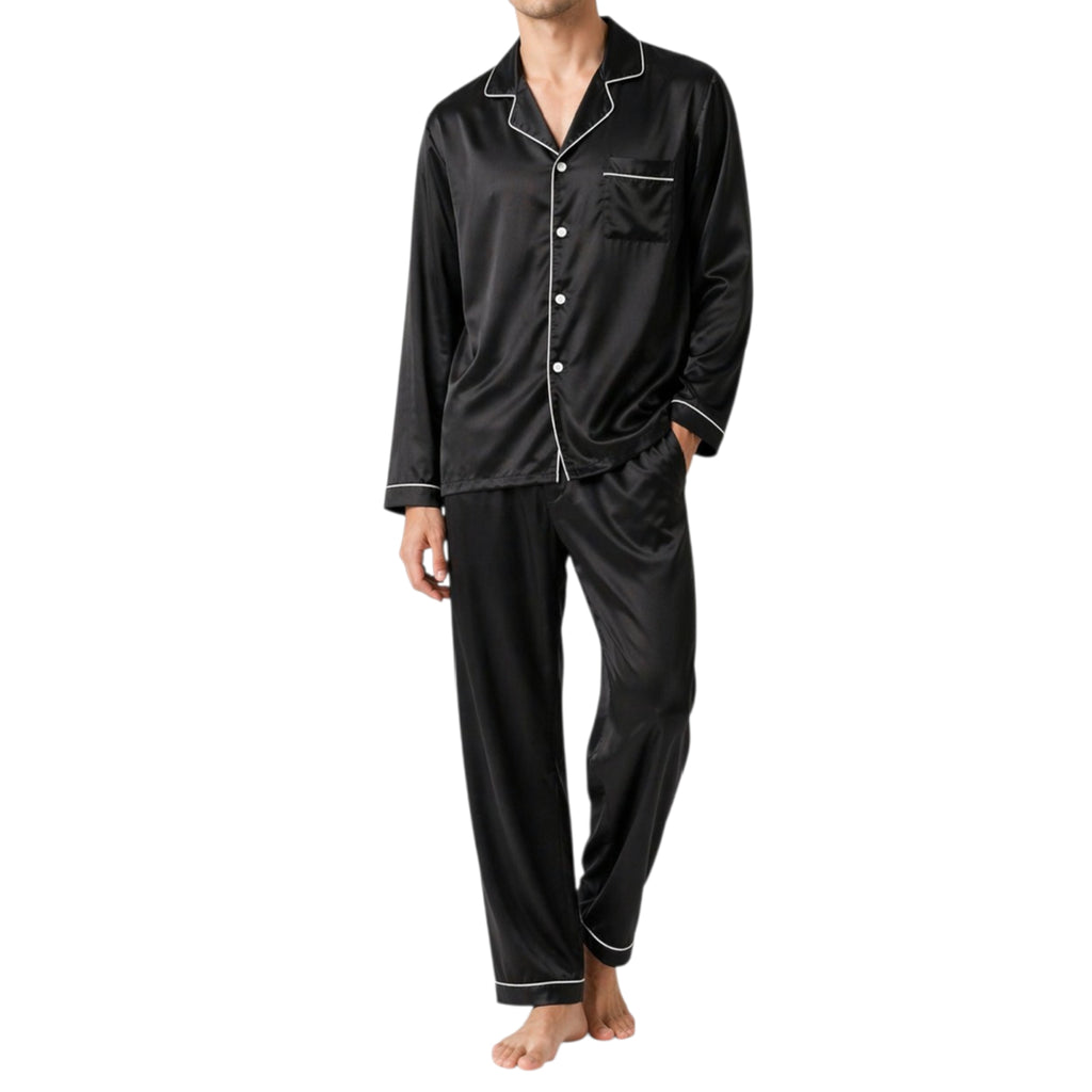 Men's Silk Wear Black
