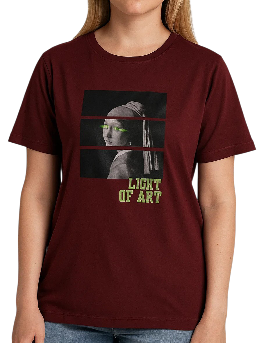 Round Neck Maroon