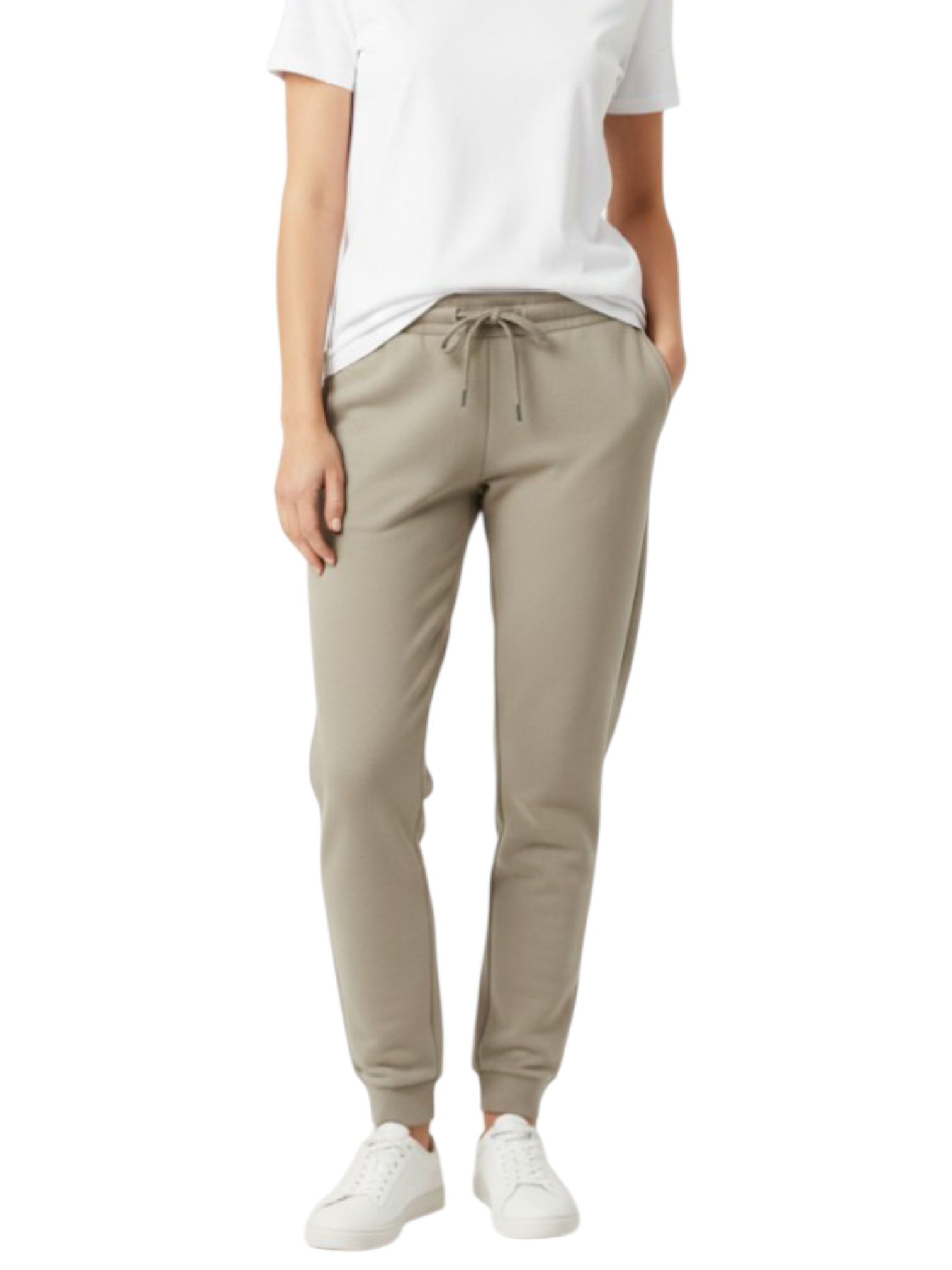 Women's 3 Thread Fleece Trouser Beige