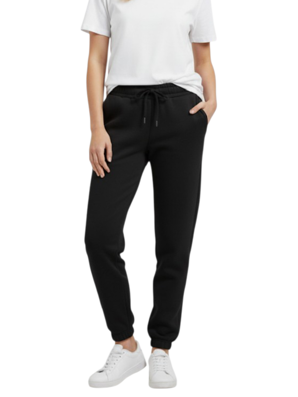 Women's 3 Thread Fleece Trouser Black Heather