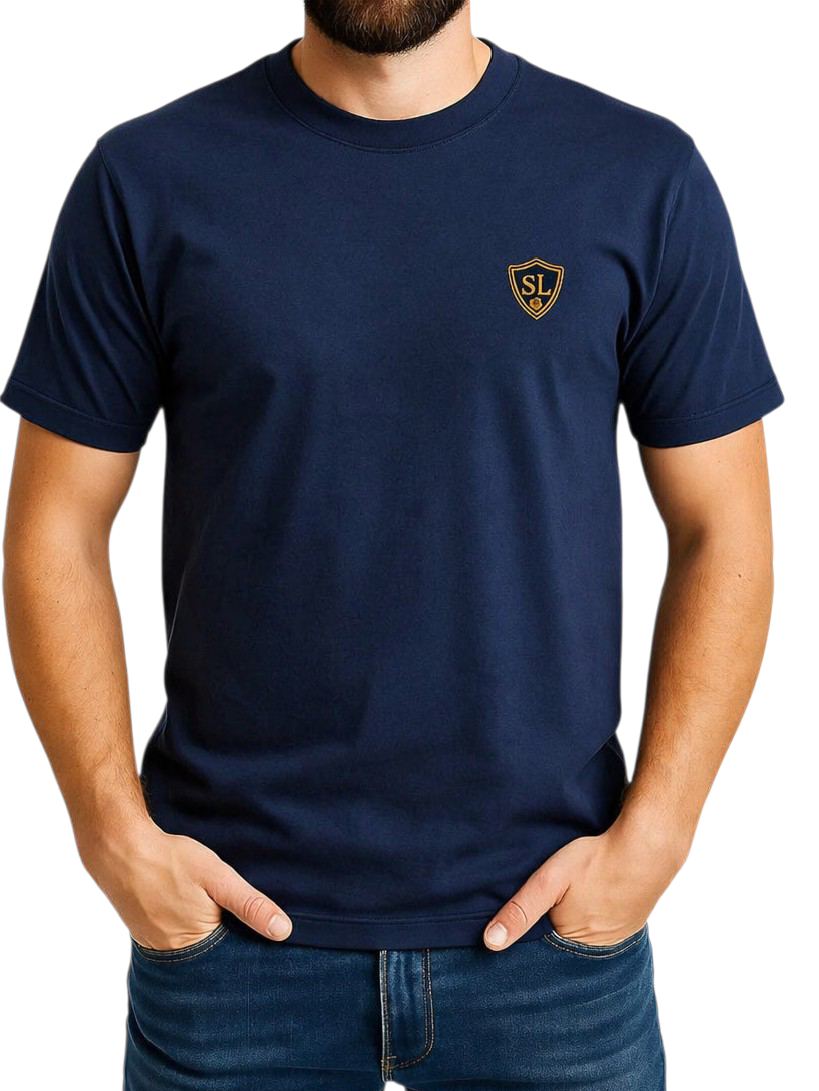 Round Neck Light Blue