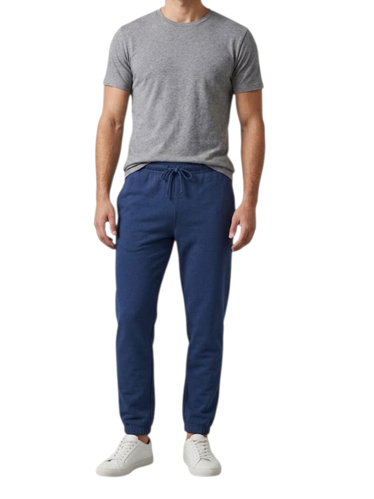 Men's 3 Thread Fleece Trouser Blue