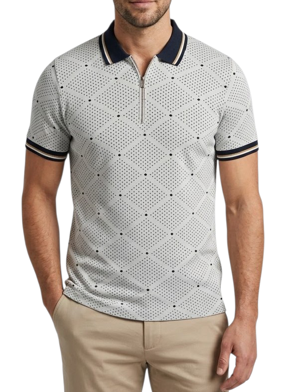 Dot Rotary Print Black