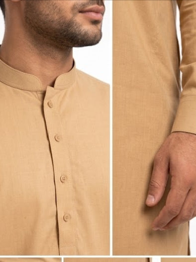 Men's Shalwar Kameez Caramel Skin
