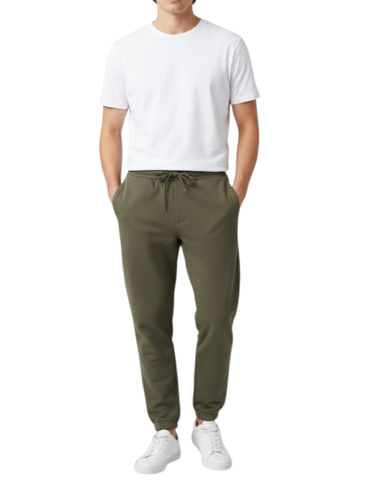 Men's 3 Thread Fleece Trouser Green