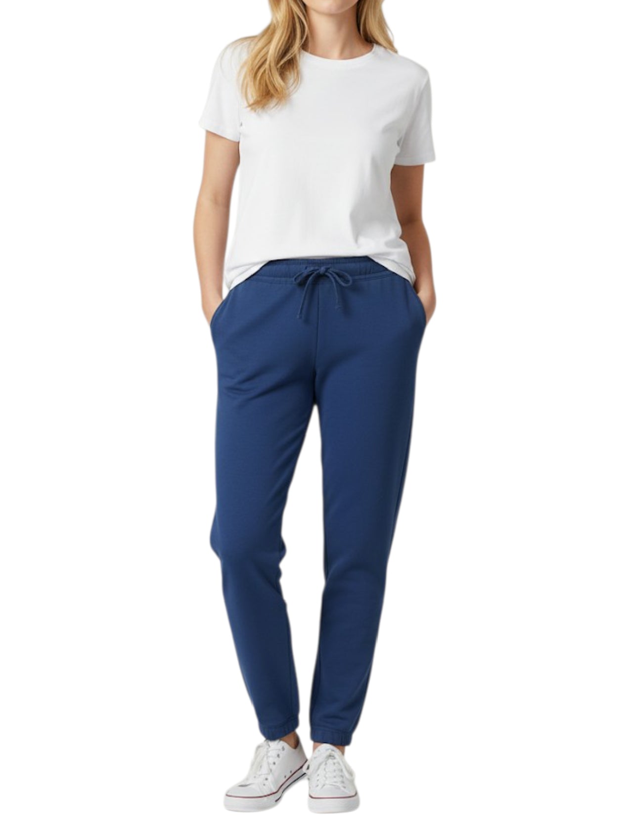 Women's 3 Thread Fleece Trouser Blue