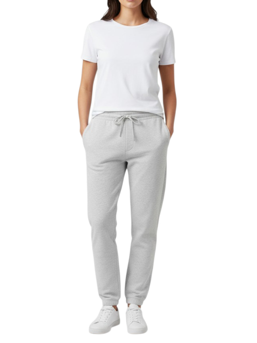 Women's 3 Thread Fleece Trouser V lite Grey