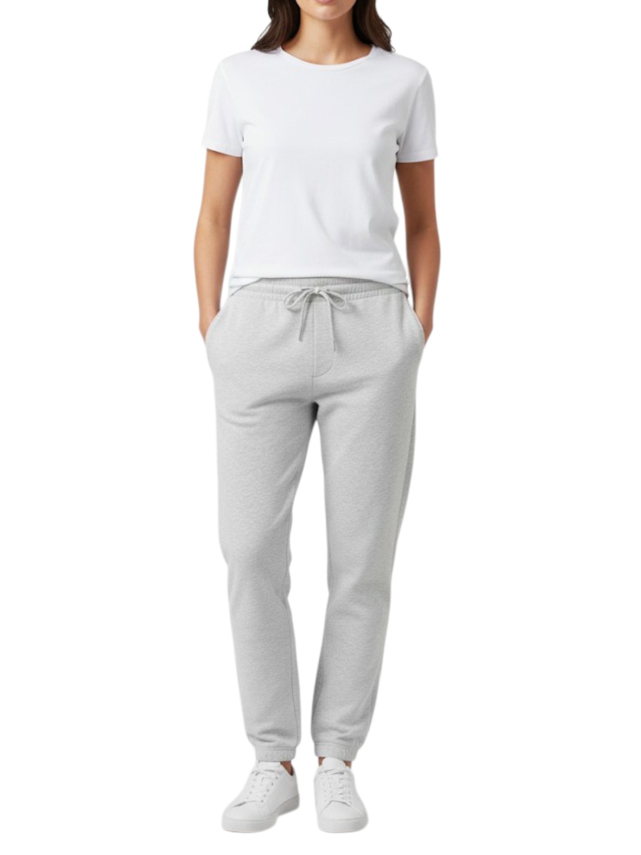 Women's 3 Thread Fleece Trouser V lite Grey