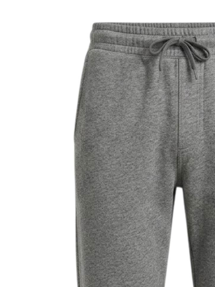 Men's 3 Thread Fleece Trouser Grey Merl