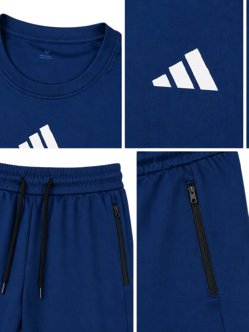 Premium Quality Men's Track Suit 100% Cotton Blue