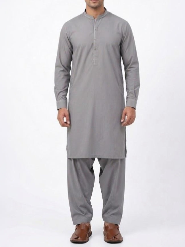 Men's Shalwar Kameez Grey