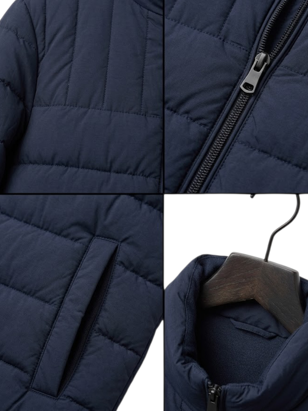 Puffer Jacket With Sleeve Blue