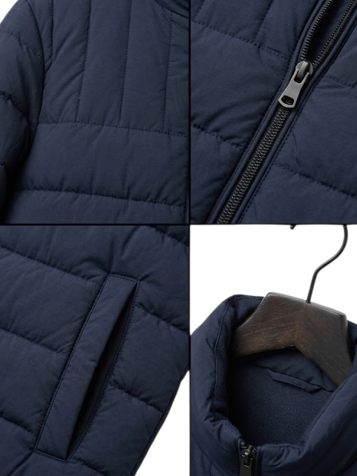 Puffer Jacket With Sleeve Blue