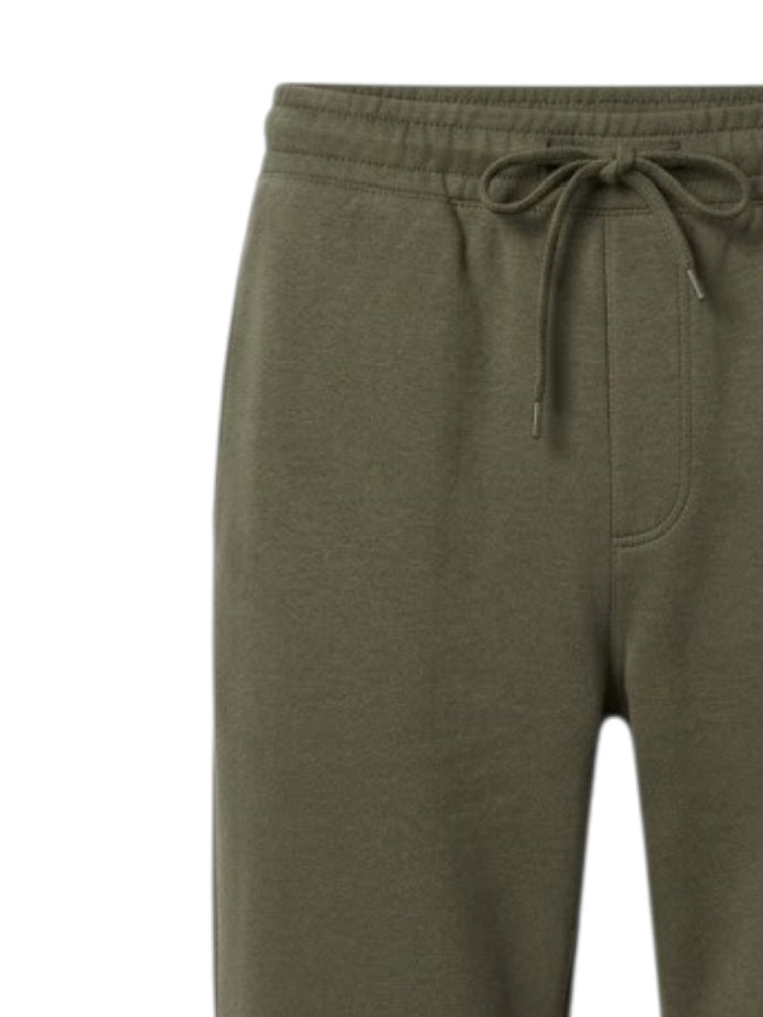 Men's 3 Thread Fleece Trouser Olive Green