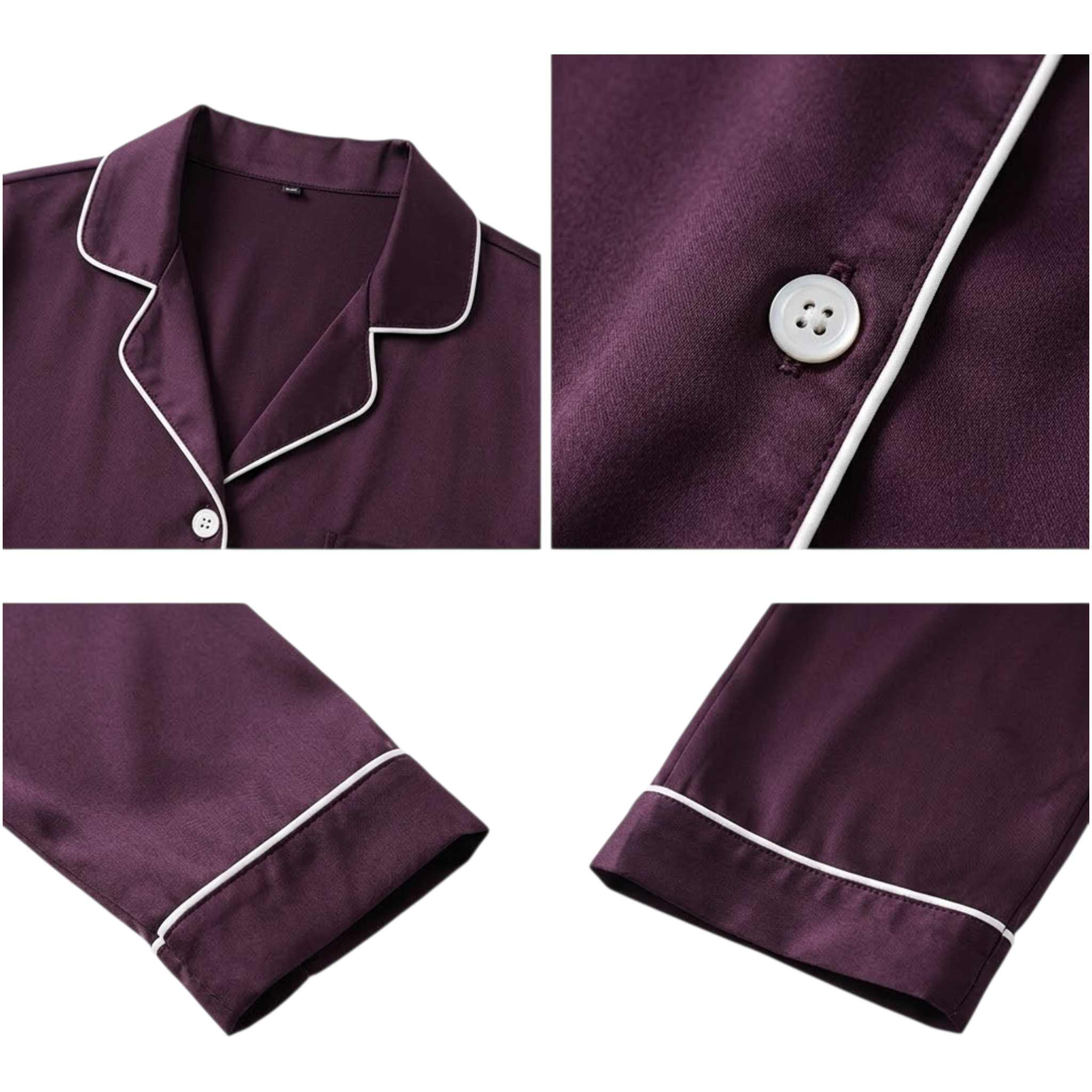 Silk Night wear Purple