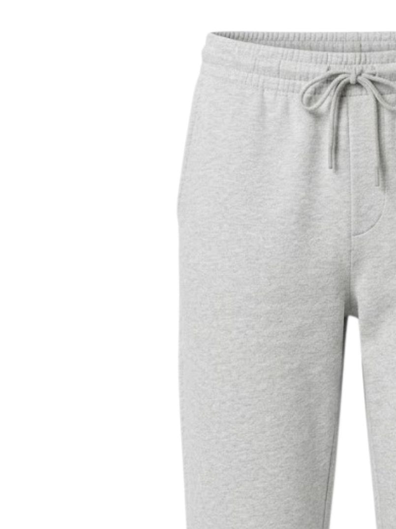 Men's 3 Thread Fleece Trouser V lite Grey