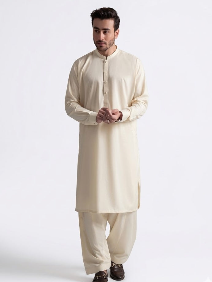 Men's Shalwar Kameez Cream