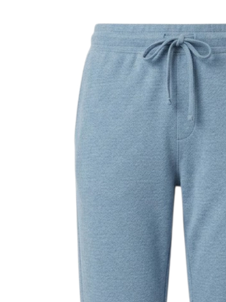 Women's 3 Thread Fleece Trouser Light Blue Merl