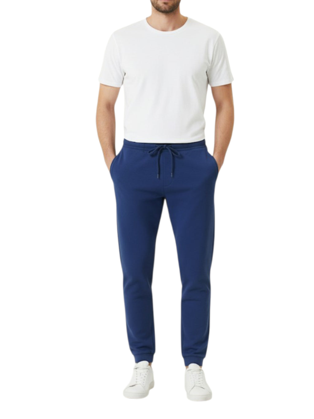 Men's 3 Thread Fleece Trouser Royal Blue