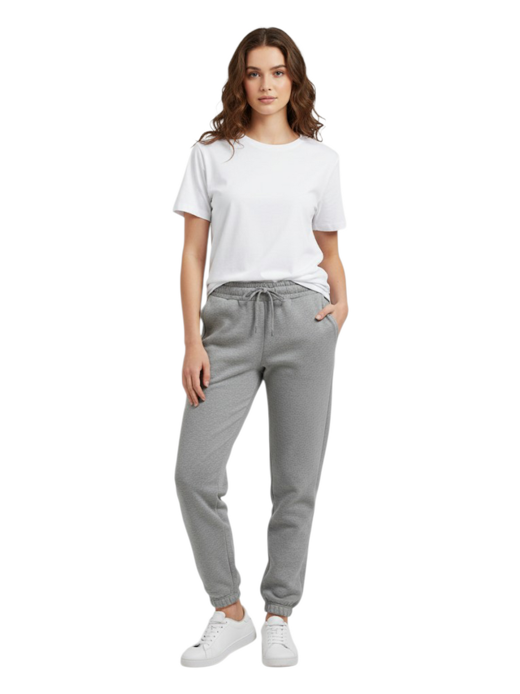 Women's 3 Thread Fleece Trouser Grey