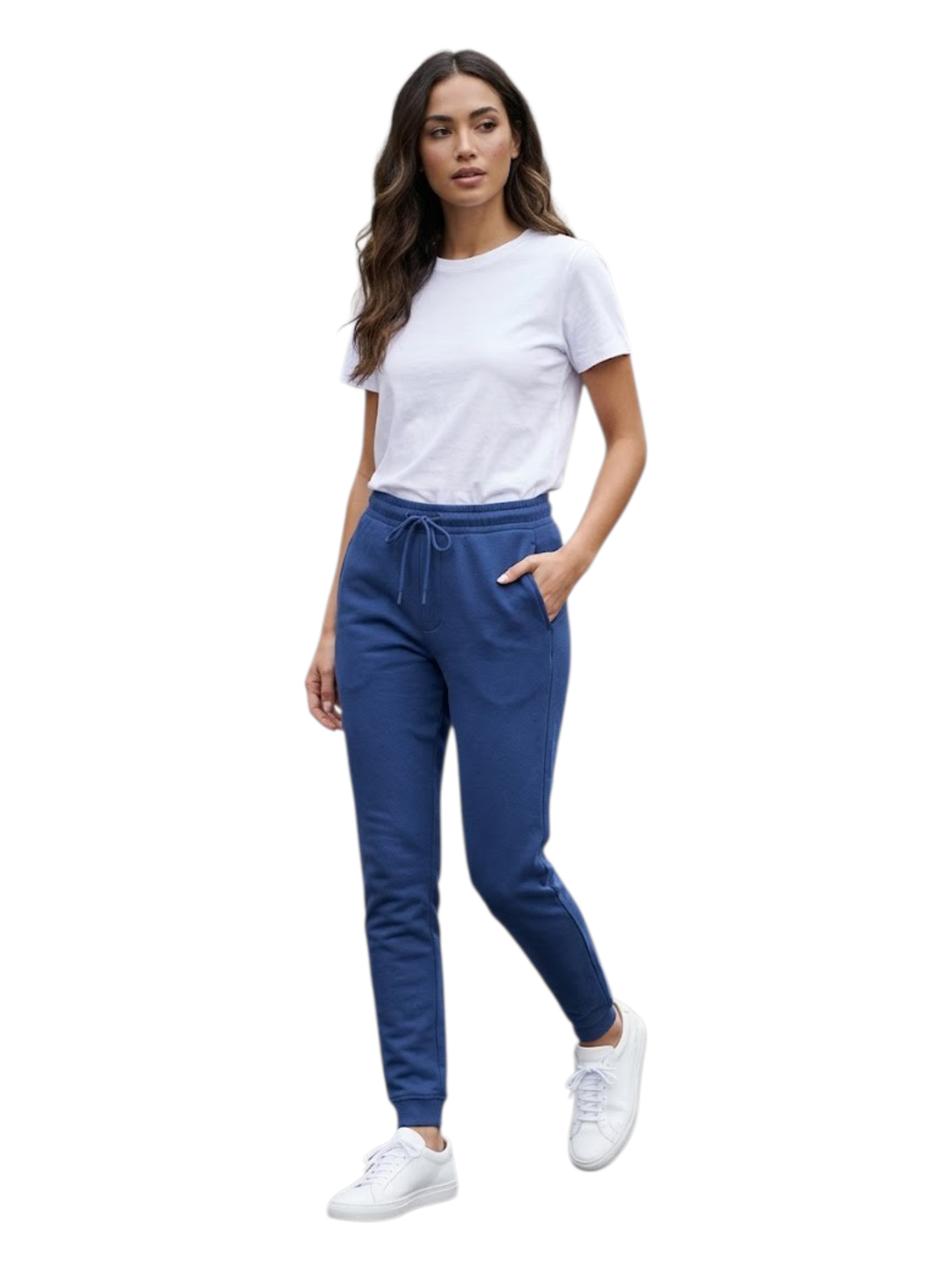 Women's 3 Thread Fleece Trouser Royal Blue