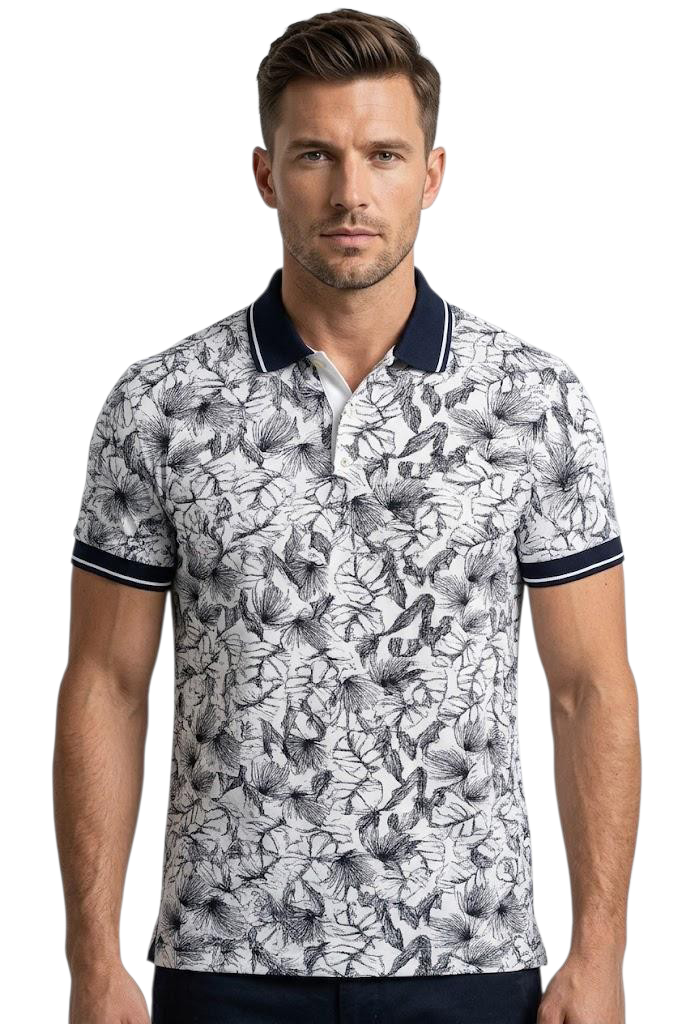 Floral Print Black