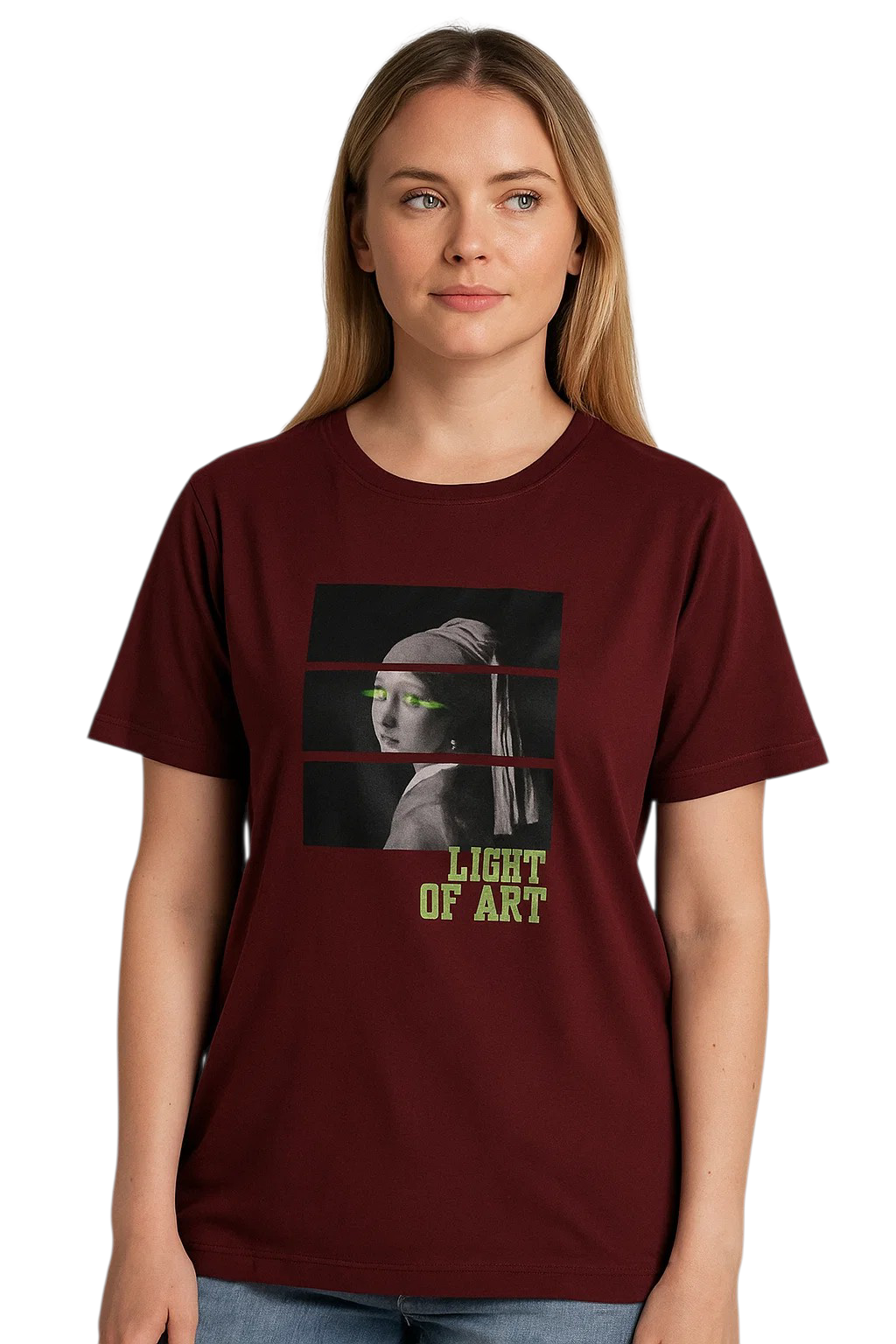 Round Neck Maroon