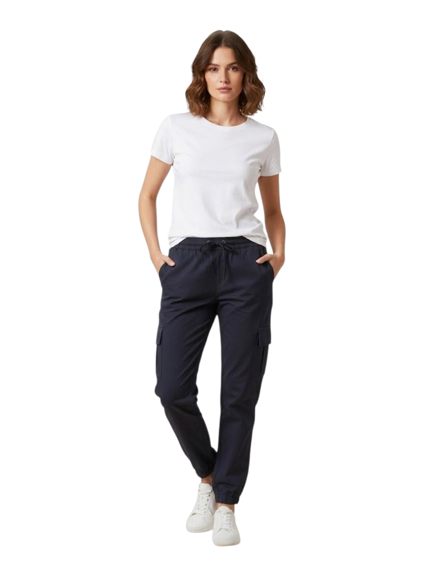 Women Cargo Pants Blue