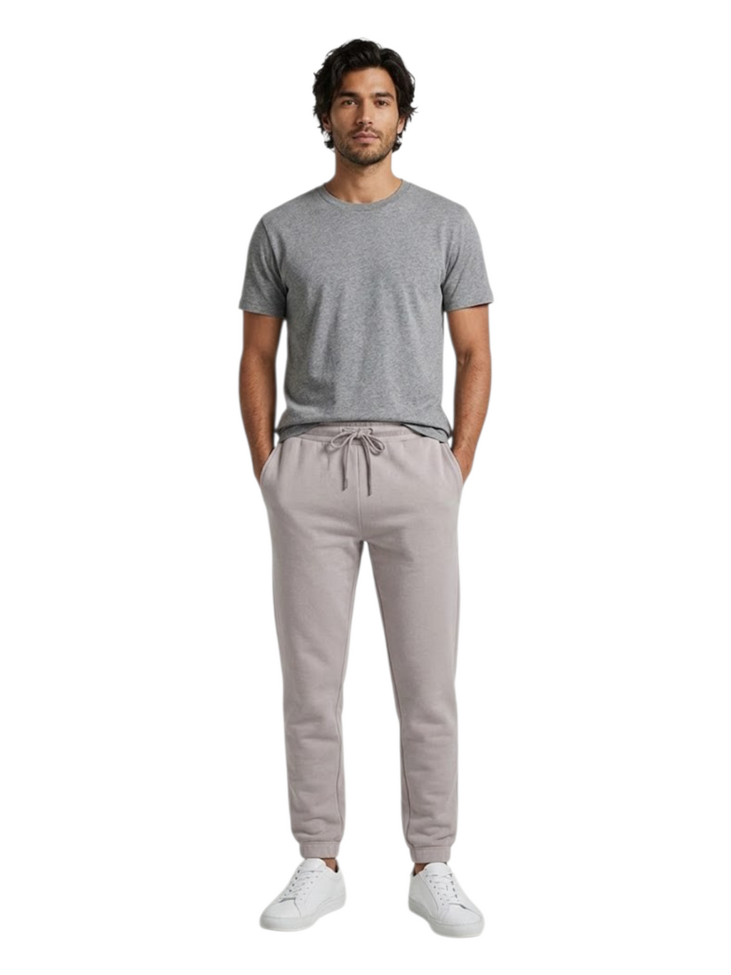 Men's 3 Thread Fleece Trouser Sand