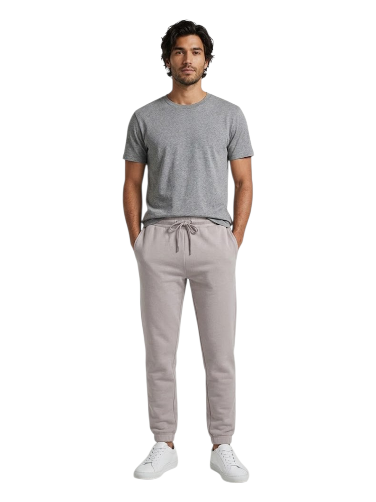 Men's 3 Thread Fleece Trouser Sand