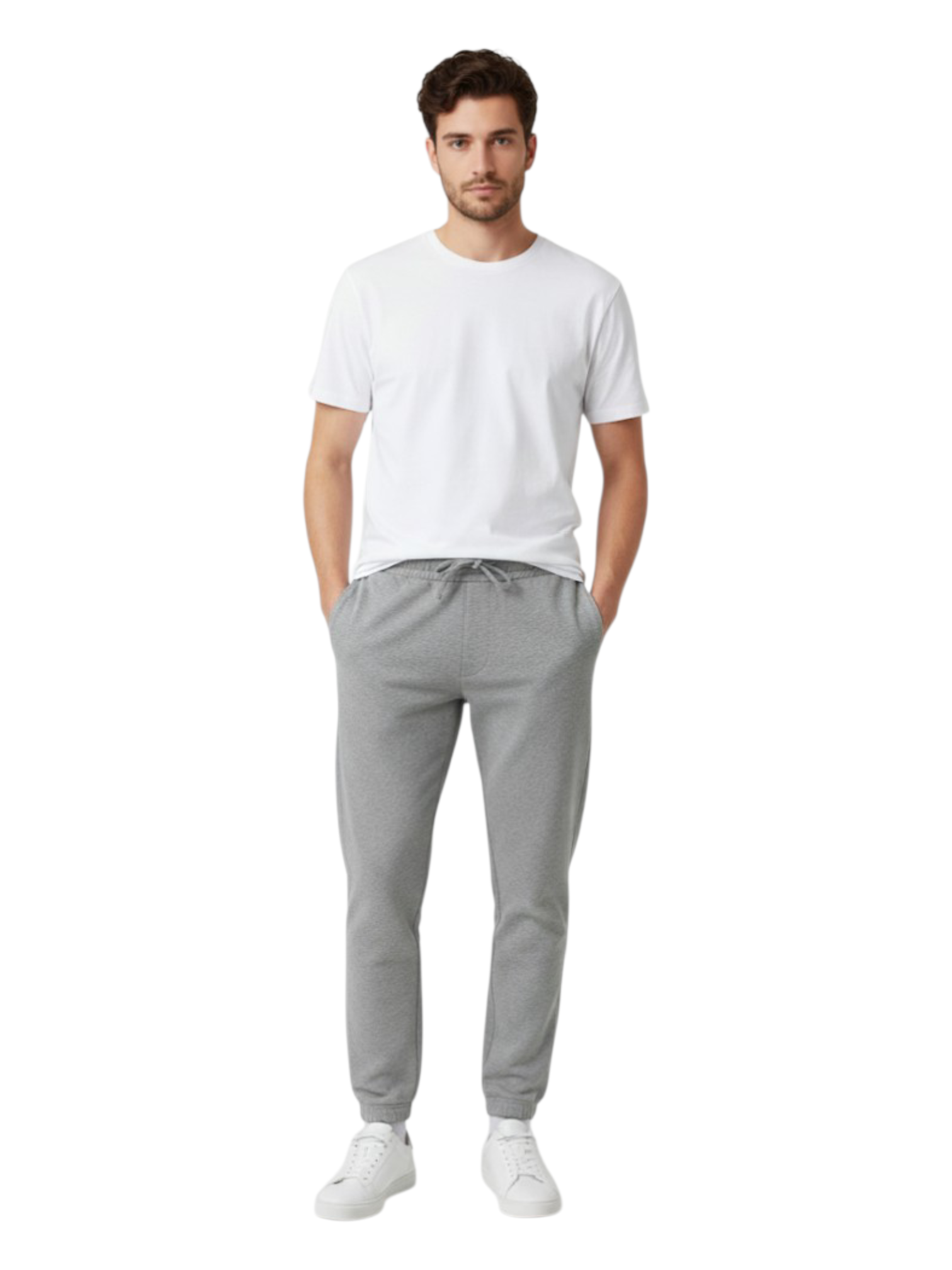 Men's 3 Thread Fleece Trouser Grey