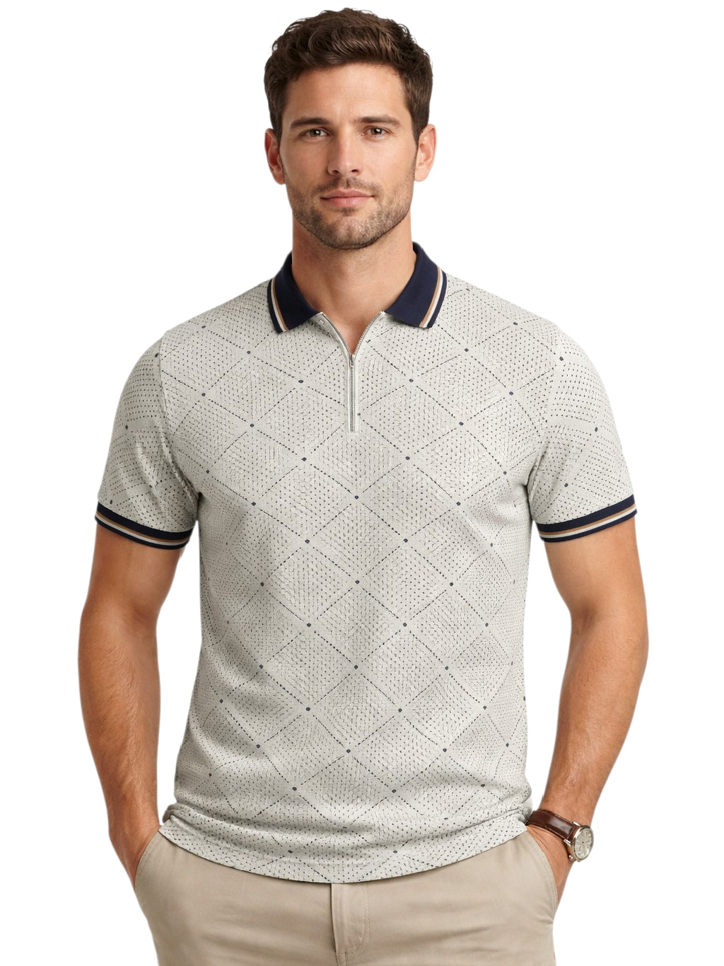 Dot Rotary Print Black