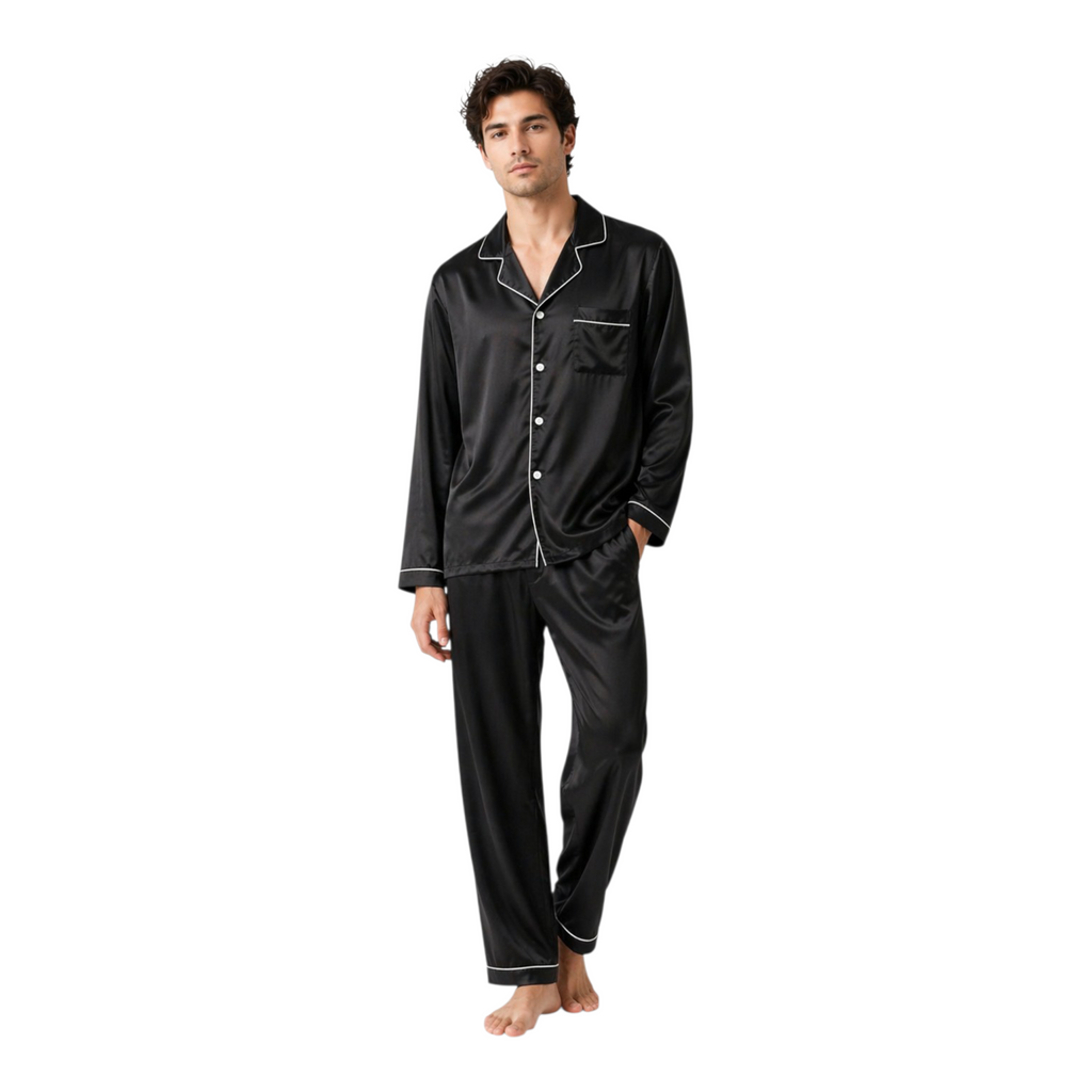 Men's Silk Wear Black